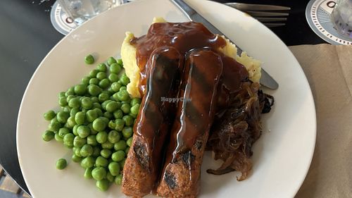 Bangers and mash  at Mama B's in Chippendale