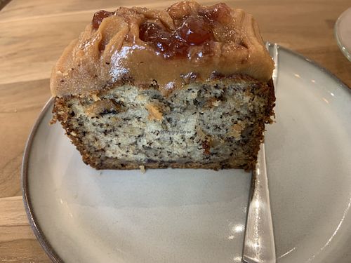 Banana bread w/ pb & j  at Coffea in Berlin