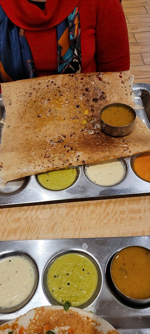 Rava masala dosa at Saravana Bhavan in Edison