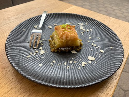 Baklava at Mango Indian Restaurant in Heidelberg