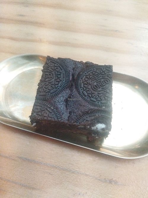 Brownie oreo at La Dulzura in Mexico City