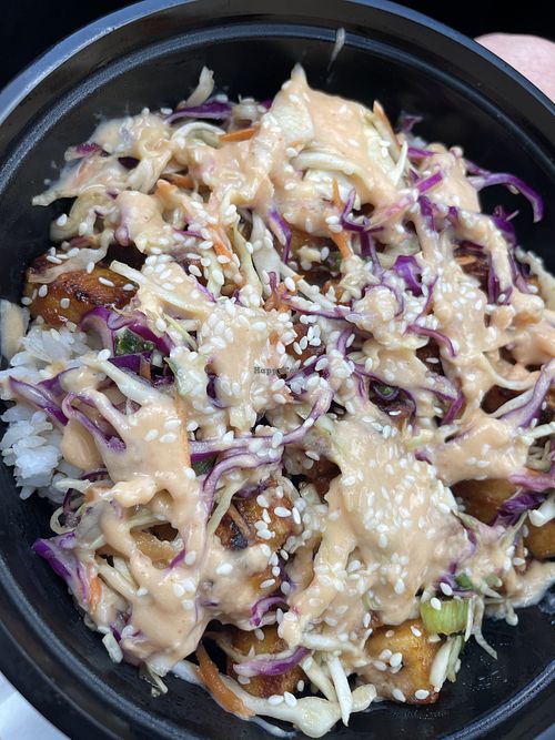 vegan BBQ Korean Bowl  at Phoenix Mobile Grill in Waukesha