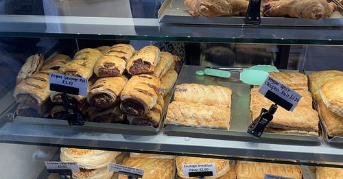 Vegan options showdrop  at Chinnor Bakery & Cafe in Chinnor