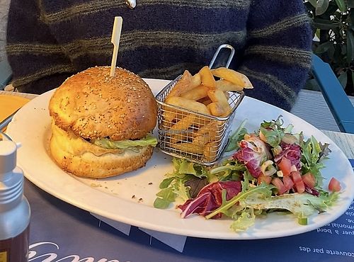 Vegan Burger  at Lou Bantry in Villefranche-sur-mer