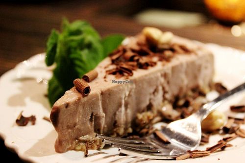 raw chocolate cake at Radost Fina Kuhinjica in Belgrade