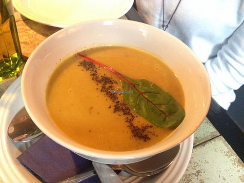 Vegetable soup at Radost Fina Kuhinjica in Belgrade