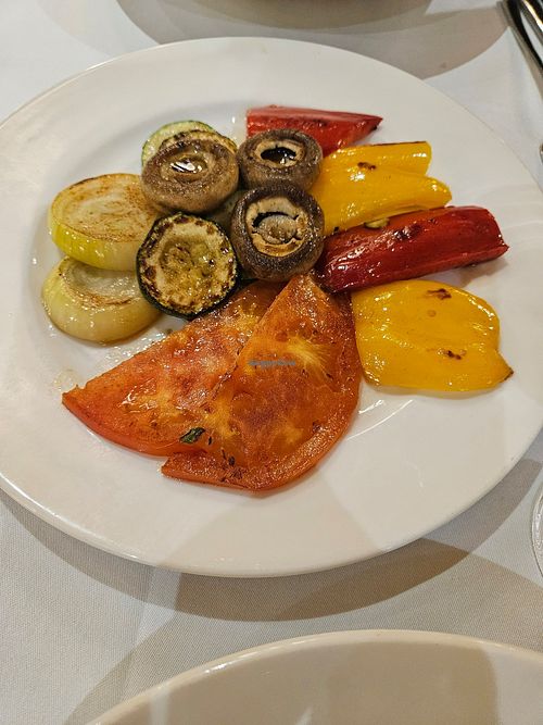 Grilled veggies at Hotel Jezero in Plitvicka Jezera