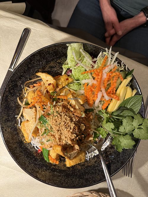 Vegan bowl  at HB Restaurant in Kaufbeuren