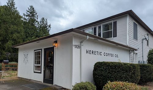 exterior at Heretic Coffee Co in Portland