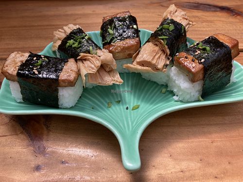 Mixed musubi  at Wabi Sabi in Santiago