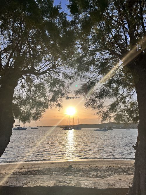Sunset view  at Bloom - Maybe closed in Paros
