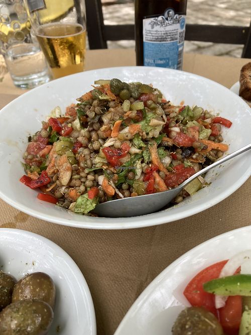 Delicious lentils  at Ta Lytrata in Lefkada