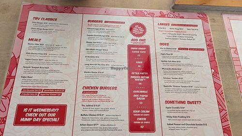 Food Menu Aug. 2025 at Two-Bit Villains in Adelaide