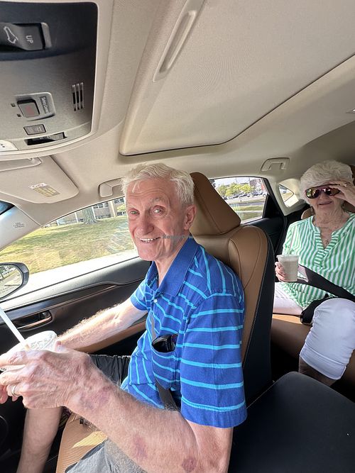 Grandparents loved their milkshakes!  at AL's Ice Cream Shoppe in Middletown