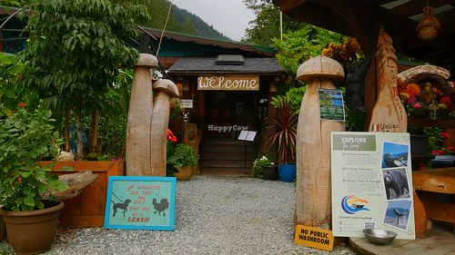 Entrance to La Trattoria at La Trattoria Italiana in Madeira Park