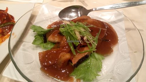'Sea Bream' in a savoury sauce at Chien Fu in Tokyo