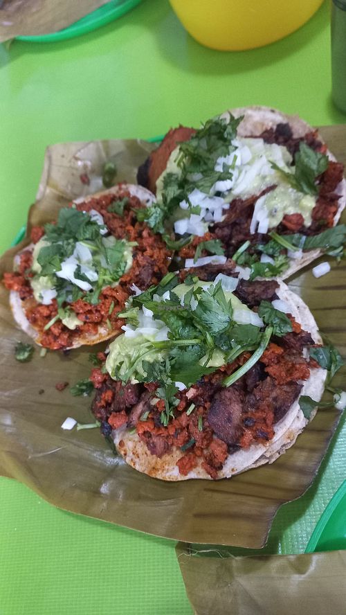 Tacos special at Guak-Mole in Puebla