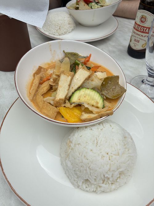 Green and Red Curry 🍛   at Dee Dee Thaikök in Vaxholm