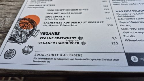 Ausschnitt aus der Karte (draußen) at Carl Steakmann in Juist