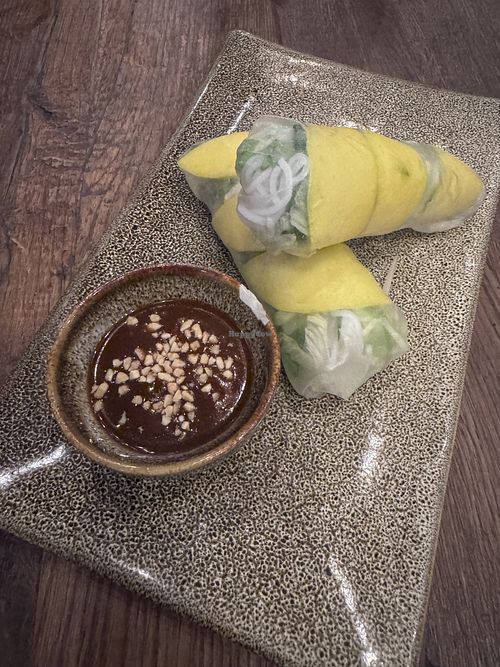 Summer roll   at Bonjour Pho in Krakow