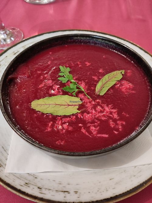 Beetroot Soup at Refectory in Ryn