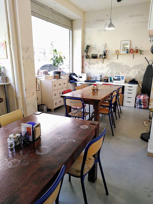Interior at Café Studio in Paris