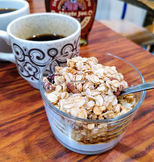 Brunch granola at Café Studio in Paris