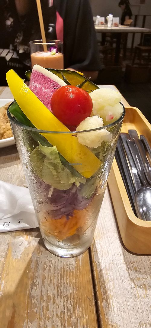 Parfait salade, fresh ans delicious at AIN SOPH.Journey in Tokyo