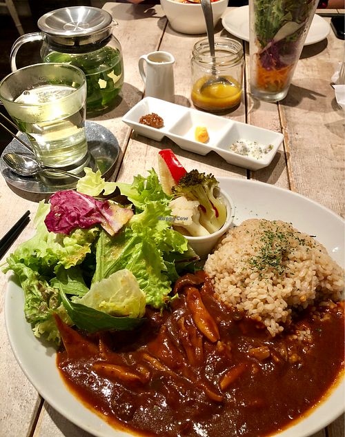 Mushrooms in a red wine gravy  at AIN SOPH.Journey in Tokyo