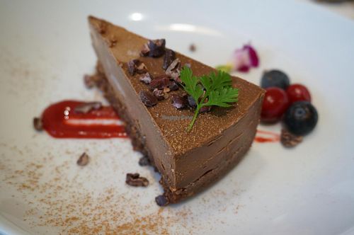 Raw chocolate tart. at AIN SOPH.Journey in Tokyo
