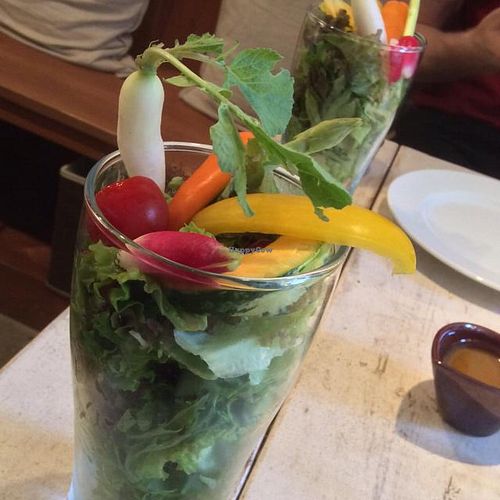 salad parfait at AIN SOPH.Journey in Tokyo