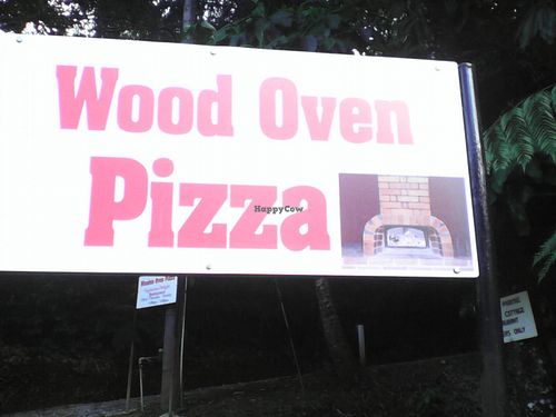 Sign you see easily from the road at Sunshine Cottage in Roseau