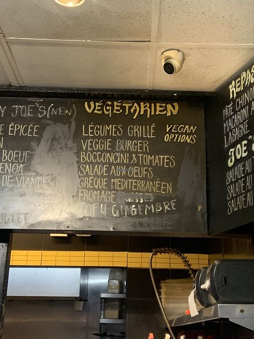   at Joes Panini 24Hrs in Montreal