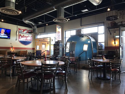 Dining Area at Double Wide Grill in Mars