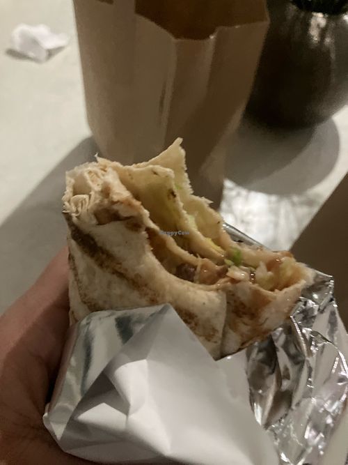 Veggie Bean Wrap  at Mr Veggie in Leicester