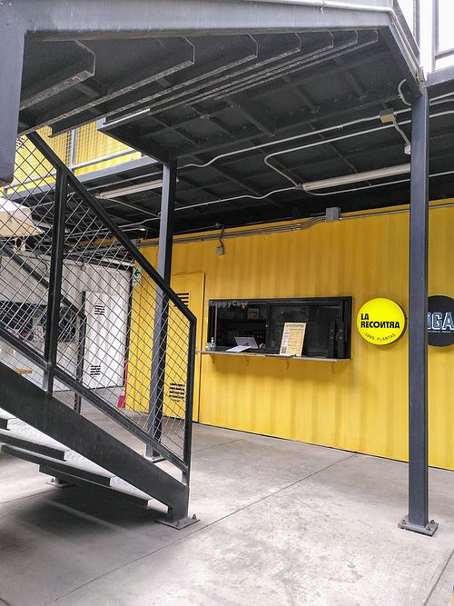 Counter where they take your order at Oiga in Lima