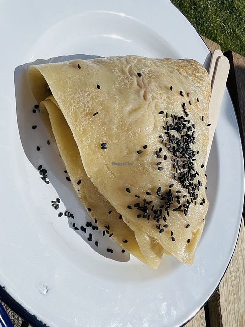 “Snoopy” peanut satay sauce with tofu   at native, et al. in Aberdeen