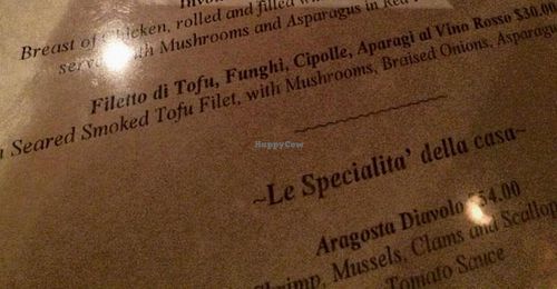 Filetto di tofu at Venetian Hotel - Zeffirino in Las Vegas