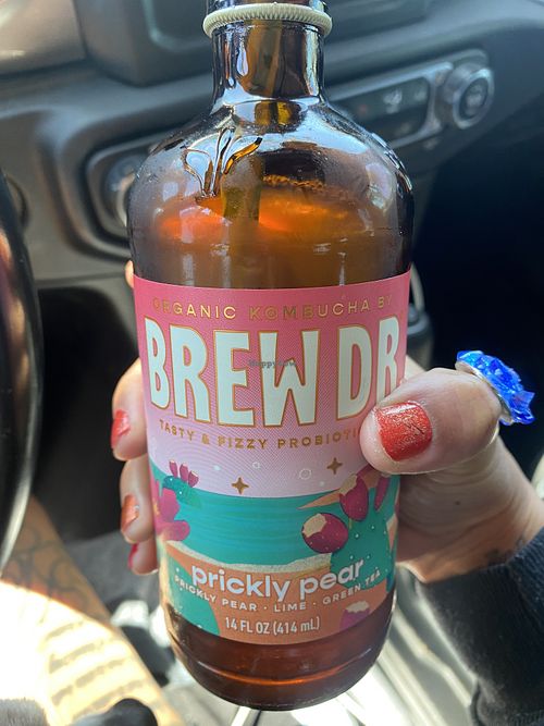 Yum Prickly Pear Kombucha | LOVED 🥰   at Mollie Stone's in San Mateo
