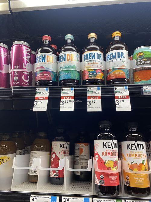 Kombucha Brew Dr. Newer Flavors Spotted 👀💕  at Mollie Stone's in San Mateo