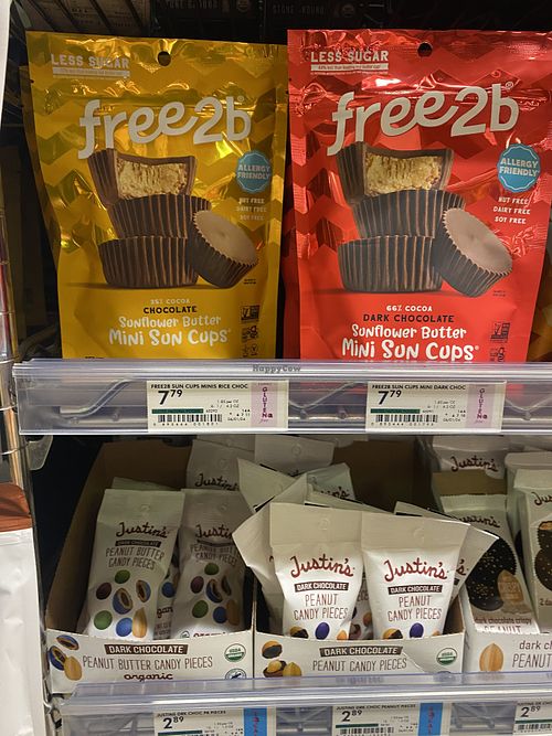 Didn’t Find My Vegan Chocolates - But Mini Sun Cups Caught My Attention  at Mollie Stone's in San Mateo