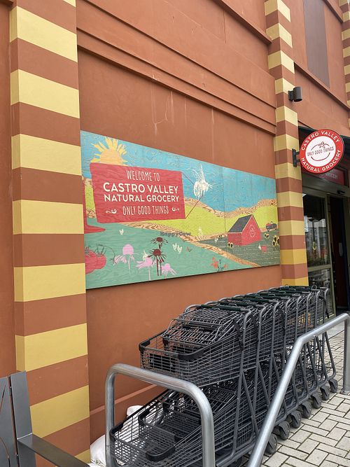 Upon Arrival from Parking Lot Area  at Castro Valley Natural Grocery in Castro Valley