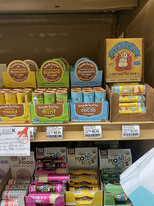 Vegan Eco Balm Spotted in Sustainable Packaging   at Castro Valley Natural Grocery in Castro Valley
