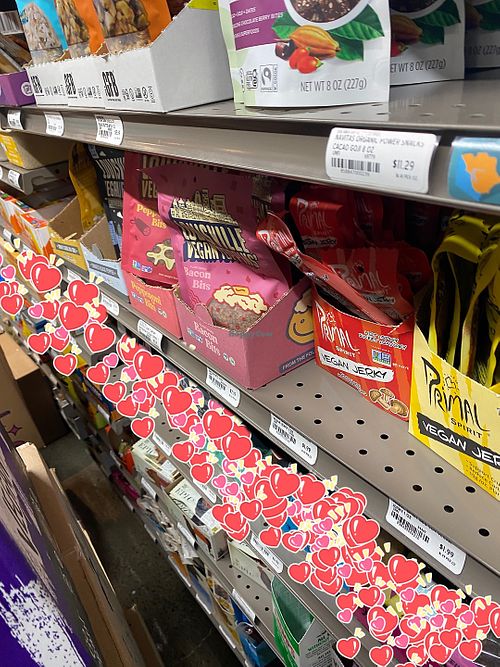 Vegan Jerky Spotted (Covered Non-Vegan Items)  at Castro Valley Natural Grocery in Castro Valley