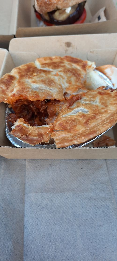 Mexican pie at Greens Supermarket in Newtown