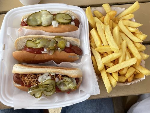   at Sandkassens Grill Og Vaffelbod in Blaavand