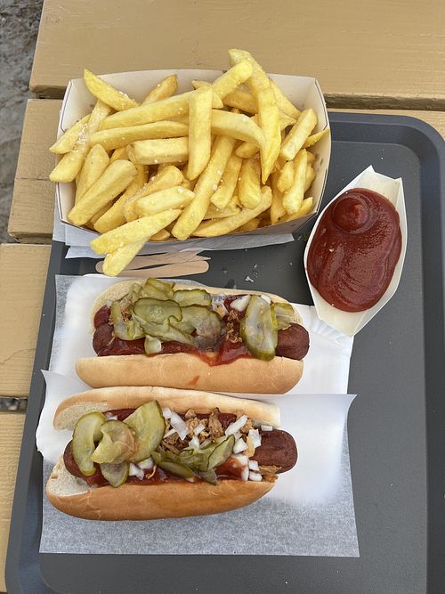   at Sandkassens Grill Og Vaffelbod in Blaavand