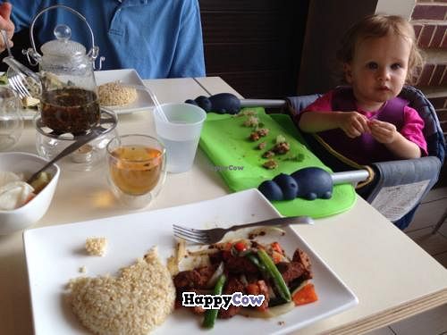 delicious food and tea! at Ovo - Simply Veggie in College Park