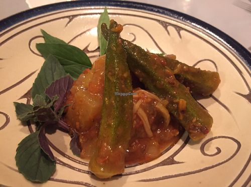 Okinawa Okura Sabji at Ukishima Garden in Naha