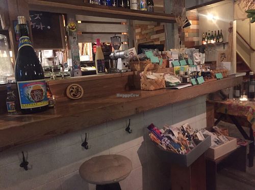 There's a corner selling some goods at Ukishima Garden in Naha